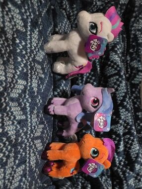 My Little Pony Plush Trio - White, Purple, Orange